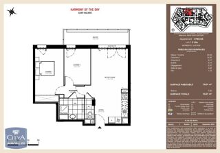 location Appartement - 3 pièce(s) - 58 m² Saint-Nazaire (44600)
