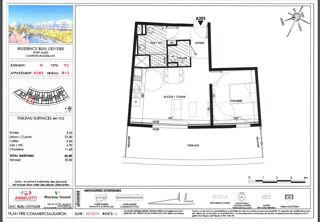  Appartement à louer 2 pièces 46 m²