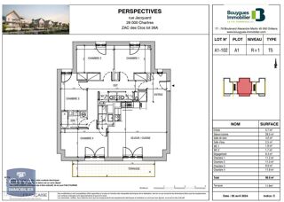  Appartement � louer 5 pi�ces 96 m�