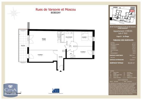   Location Appartement Appartement - 4 pièce(s) - 80 m²