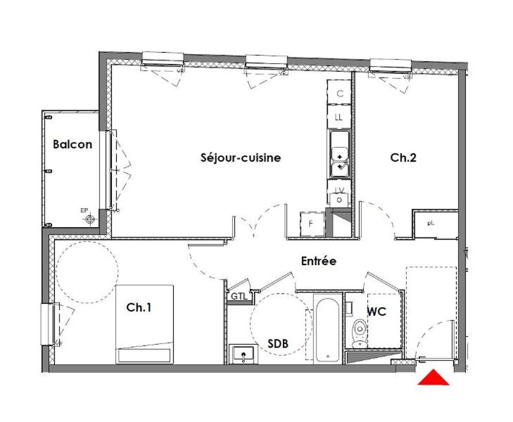SANS FRAIS DAGENCE - RESIDENCE NEUVE au Havre ! Livrais....