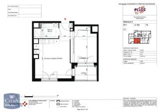  Appartement � louer 2 pi�ces 41 m�