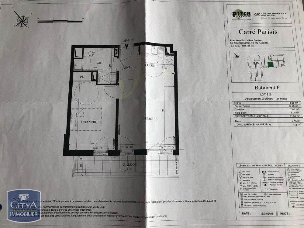 location Appartement - 2 pièce(s) - 42 m² Magny-en-Vexin (95420)
