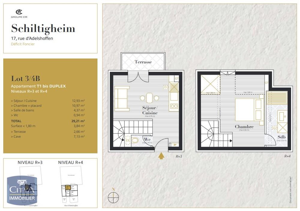 location Appartement - 1 pièce(s) - 27 m² Schiltigheim (67300)