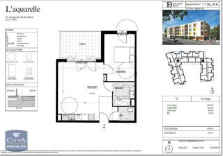  Appartement à louer 2 pièces 44 m²