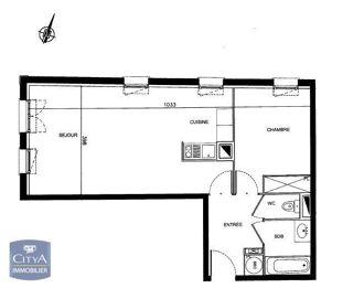  Appartement � louer 2 pi�ces 50 m�