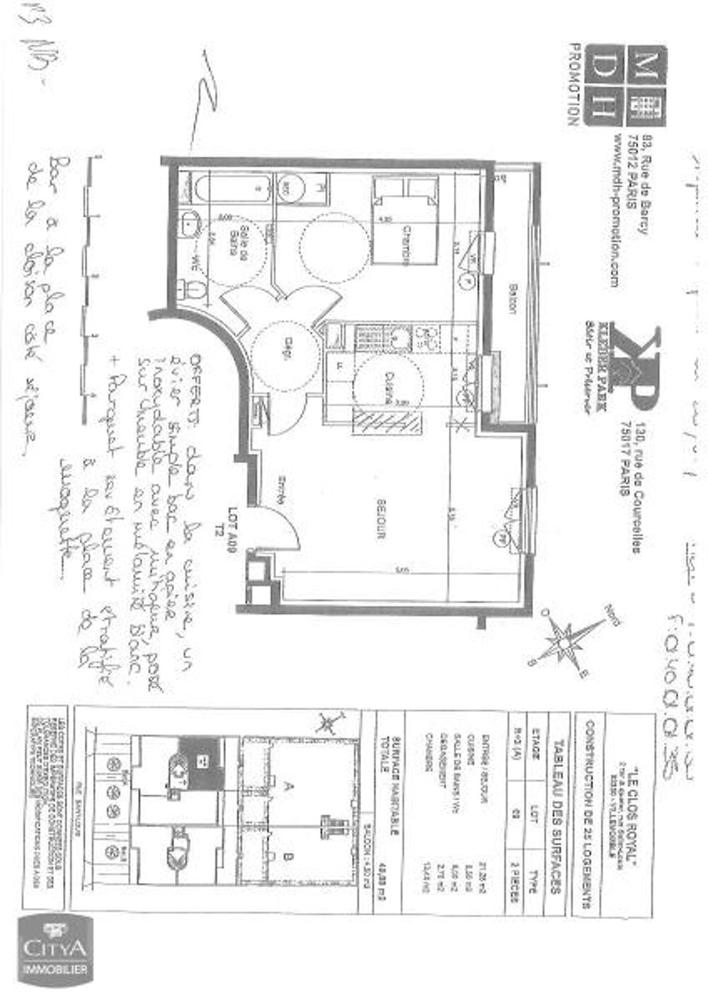 location Appartement - 2 pièce(s) - 49 m² Villemomble (93250)