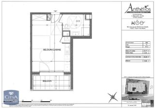  Appartement � louer 1 pi�ce 28 m�