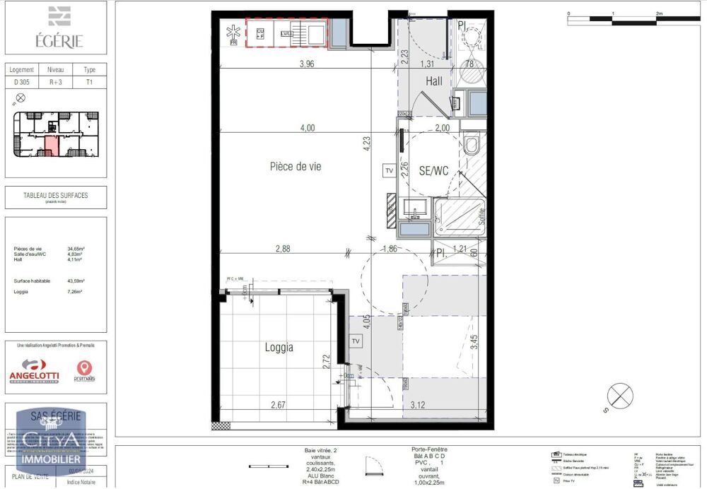 location Appartement - 1 pièce(s) Béziers (34500)