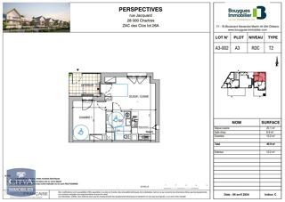  Appartement à louer 2 pièces 41 m²