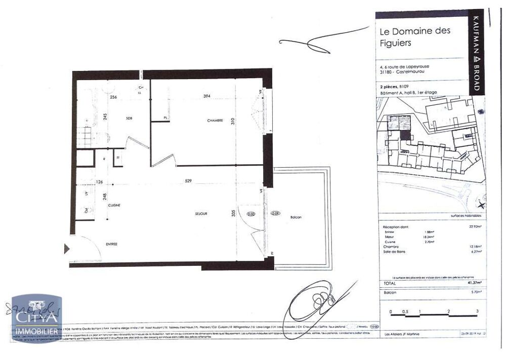 À LOUER : Découvrez cet appartement récent T2 situé à Ca....