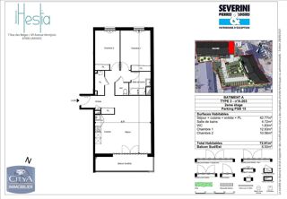  Appartement à louer 3 pièces 73 m²