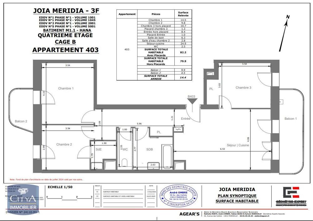 location Appartement - 4 pièce(s) - 82 m² Nice (06200)