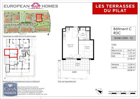   Location Appartement Appartement - 2 pi�ce(s) - 38 m�