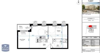  Appartement à louer 2 pièces 46 m²