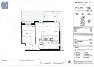  Appartement � louer 2 pi�ces 44 m�