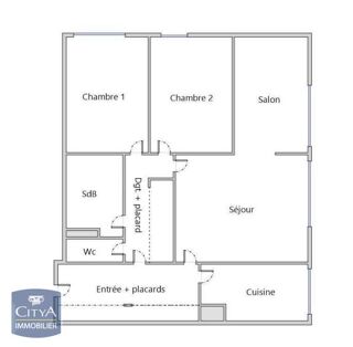  Appartement à louer 4 pièces 72 m²