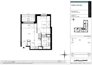  Appartement à louer 2 pièces 39 m²