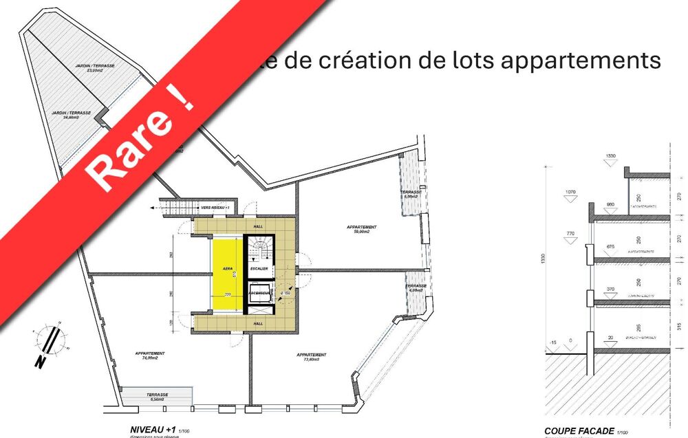 vente Immeuble - 554 m² Béthune (62400)