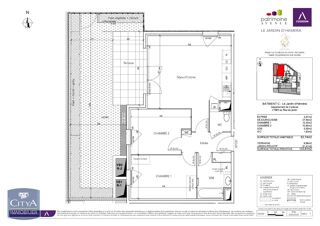  Appartement � louer 3 pi�ces 61 m�