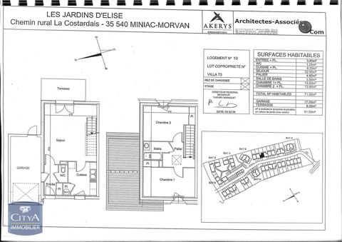  Maison  louer 3 pices 72 m