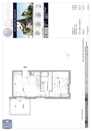  Appartement à louer 2 pièces 40 m²