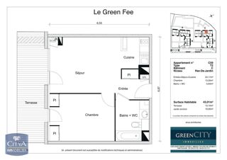  Appartement à louer 2 pièces 43 m²