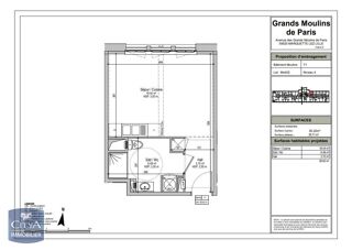  Appartement � louer 1 pi�ce 29 m�