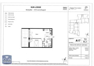  Appartement à louer 2 pièces 42 m²