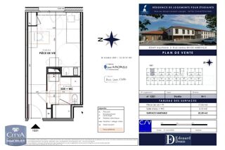  Appartement � louer 1 pi�ce 22 m�