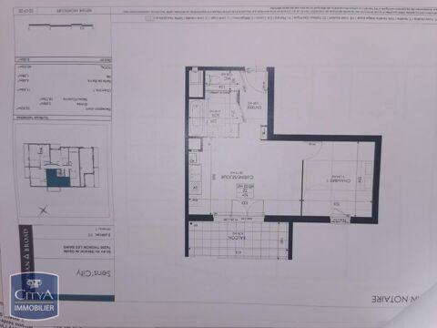   Location Appartement Appartement - 2 pice(s) - 40 m