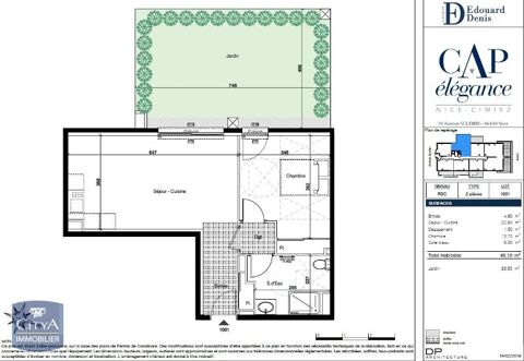  Appartement � louer 2 pi�ces 49 m�