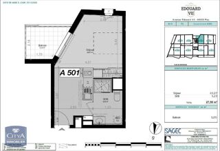  Appartement à louer 1 pièce 27 m²