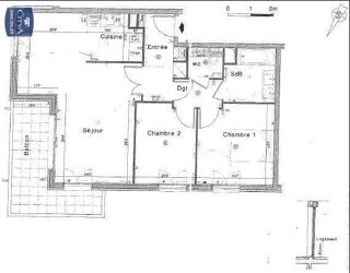  Appartement � louer 3 pi�ces 69 m�