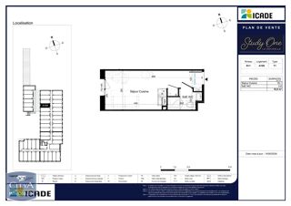  Appartement à louer 1 pièce 19 m²