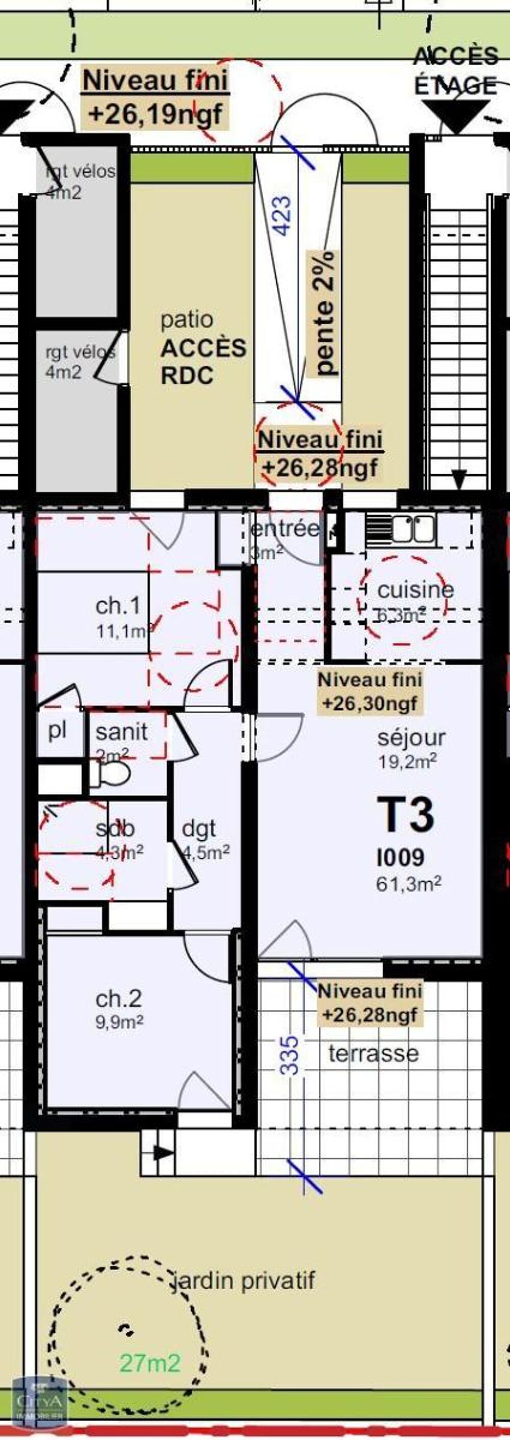 location Appartement - 3 pièce(s) - 62 m² Avignon (84000)