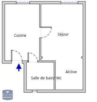  Appartement � louer 1 pi�ce 25 m�