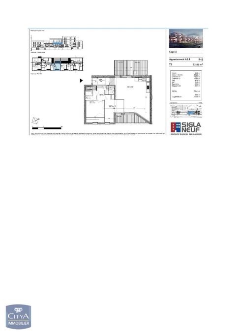  Appartement  louer 3 pices 72 m