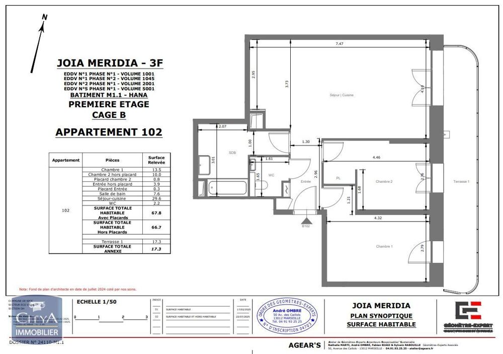 location Appartement - 3 pièce(s) - 68 m² Nice (06200)