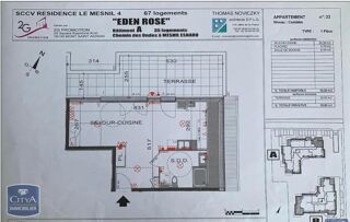  Appartement à louer 1 pièce 35 m²