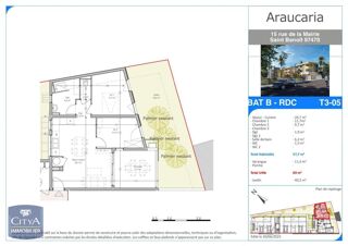  Appartement � louer 3 pi�ces 58 m�
