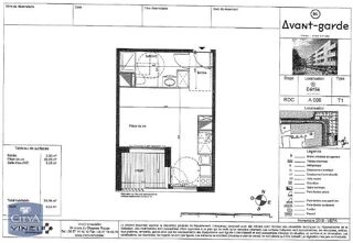 Appartement à louer 1 pièce 32 m²