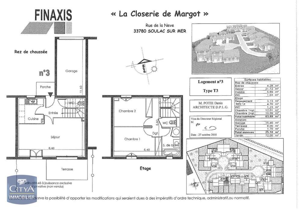 location Maison - 3 pièce(s) - 64 m² Soulac-sur-Mer (33780)