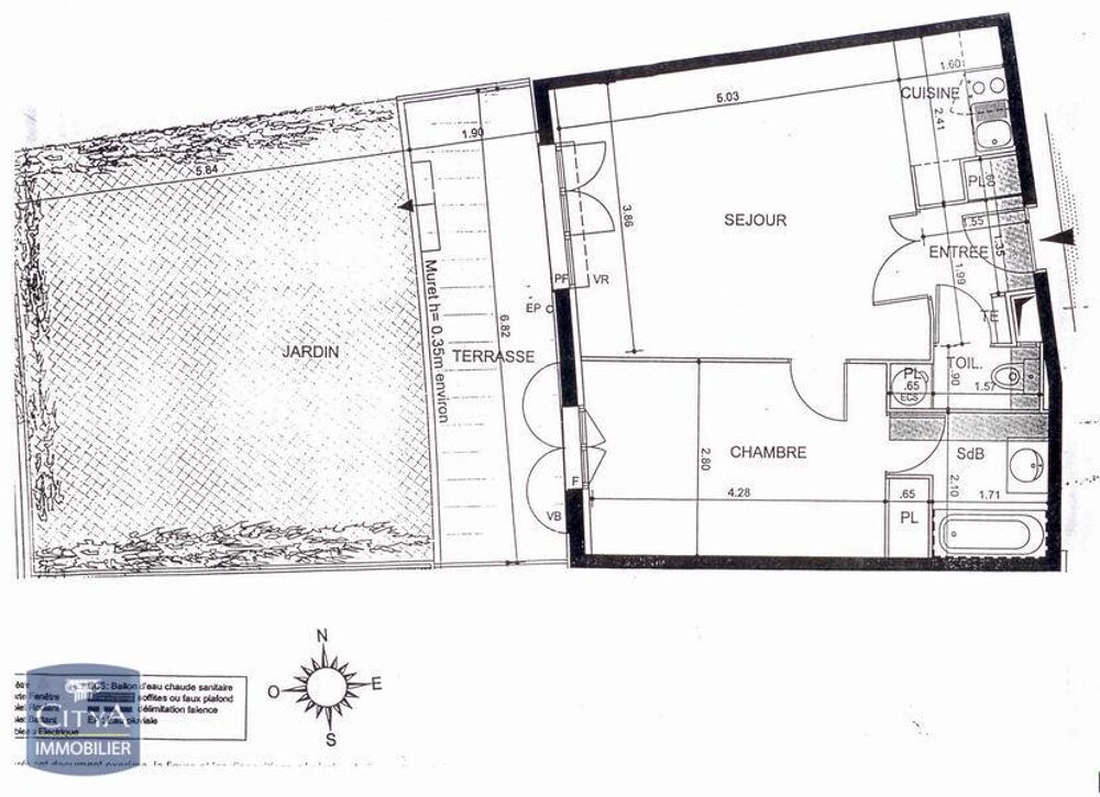 location Appartement - 2 pièce(s) - 47 m² Montesson (78360)