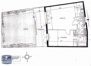 location Appartement - 2 pièce(s) - 47 m² Montesson (78360)