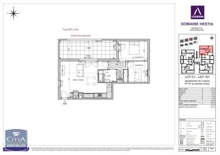  Appartement à louer 3 pièces 63 m²