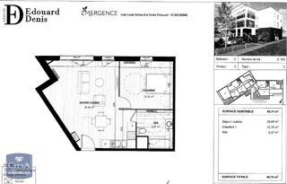  Appartement � louer 2 pi�ces 49 m�