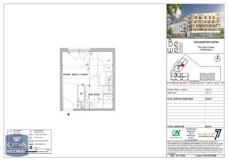  Appartement � louer 1 pi�ce 21 m�