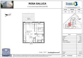  Appartement � louer 2 pi�ces 46 m�