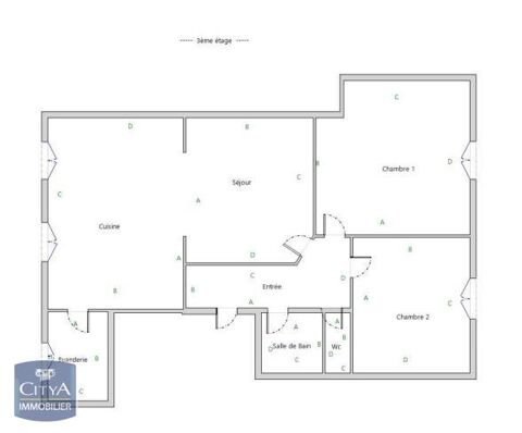  Appartement � louer 3 pi�ces 78 m�